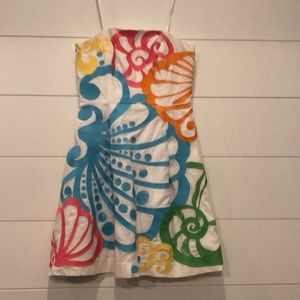 Lilly Pulitzer strapless dress